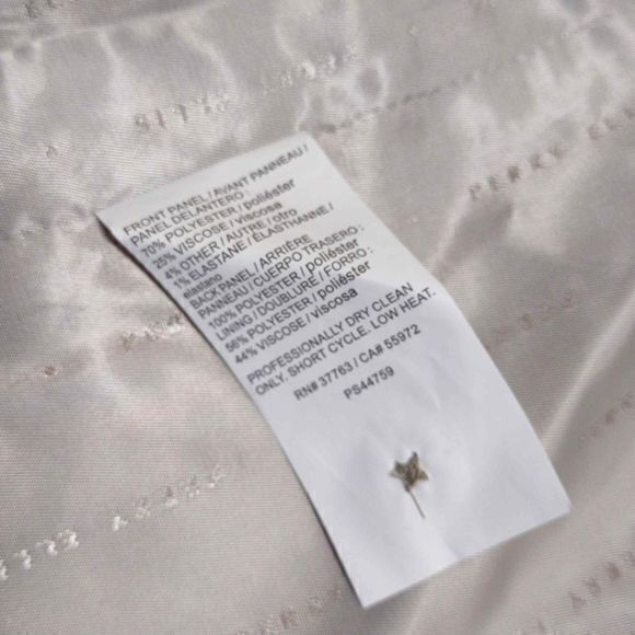 Perry Ellis Men's Vest Slim Fit Stretch Dressy Essentials Natural Linen‎ Sz M - Picture 10 of 12